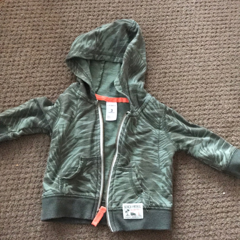 Green hoodie